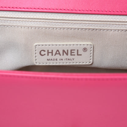 Chanel Lambskin Quilted New Medium Boy Flap Pink 6 of 10