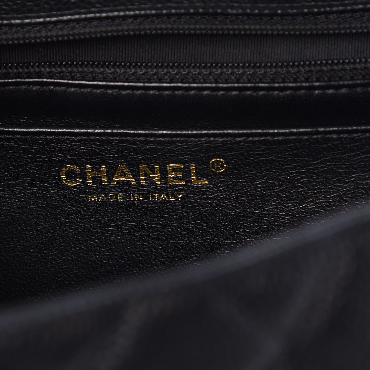 Caviar Quilted Jumbo Single Flap Black