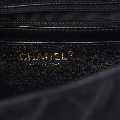 Chanel Caviar Quilted Jumbo Single Flap Black 6 of 9