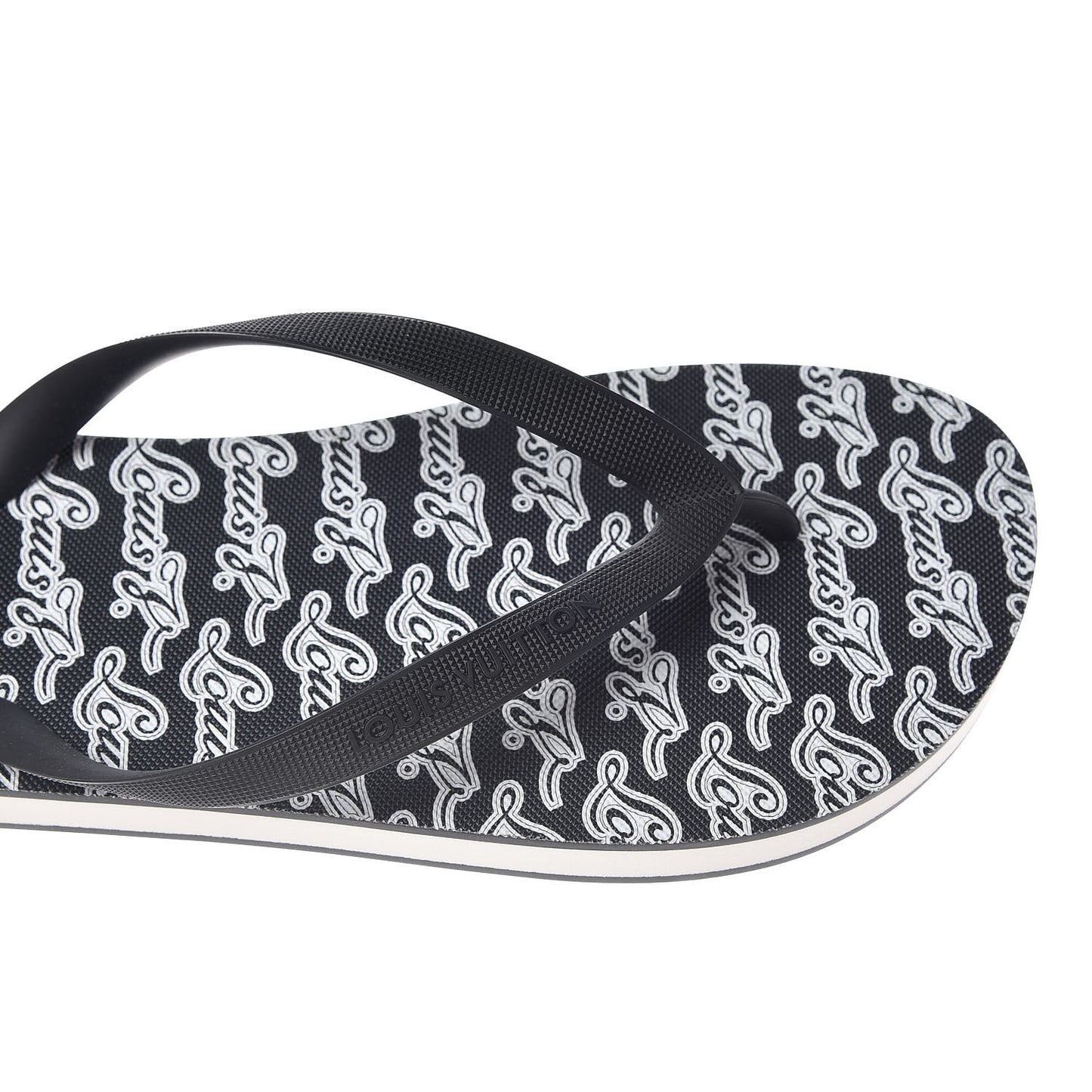 Rubber Mens Molitor Thong Sandals 9 Black