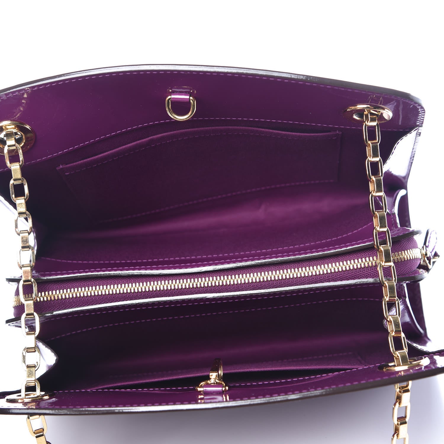 Louis Vuitton Vernis Virginia MM Amethyste 5 of 11