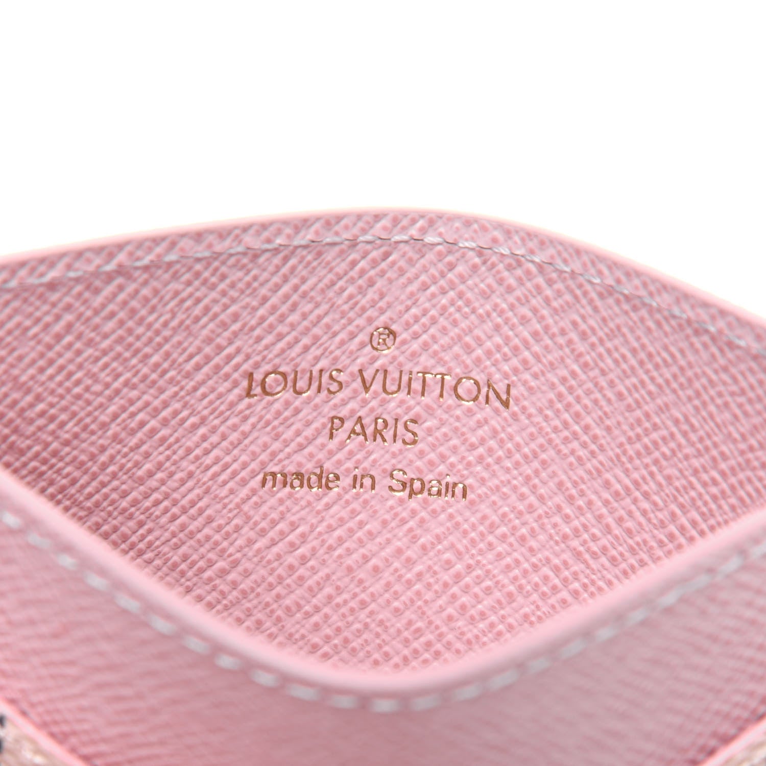 Louis Vuitton Damier Azur Daily Card Holder Rose Ballerine 6 of 9