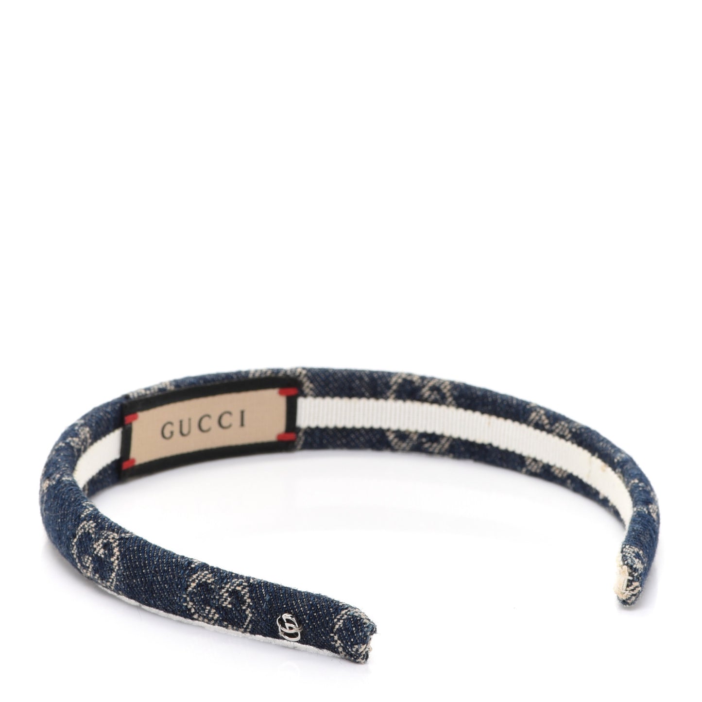 Denim Monogram Headband