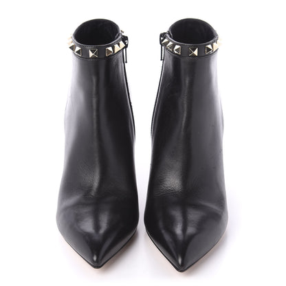 Valentino Garavani Calfskin Rockstud 100mm Ankle Boots 40 Black 2 of 8
