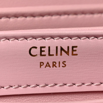 Celine Shiny Calfskin Triomphe Mini Besace Clea Pastel Pink 6 of 14