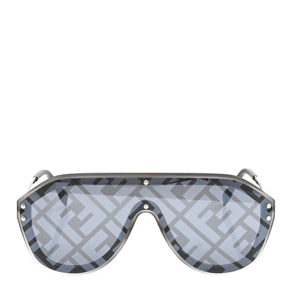 Fendi FF Fabulous Shield Sunglasses FF M0039/G/S Black 2 of 8