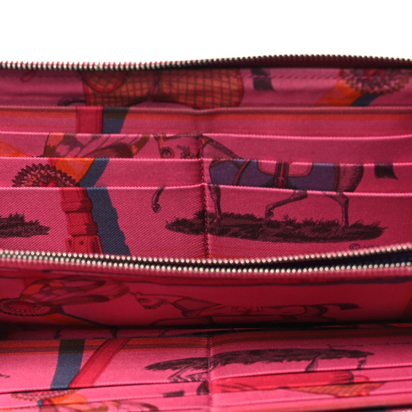 Epsom Silk'In Wallet Capucine