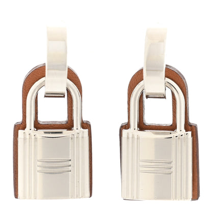 Hermes Palladium Swift O'Kelly Earrings Gold 1 of 5