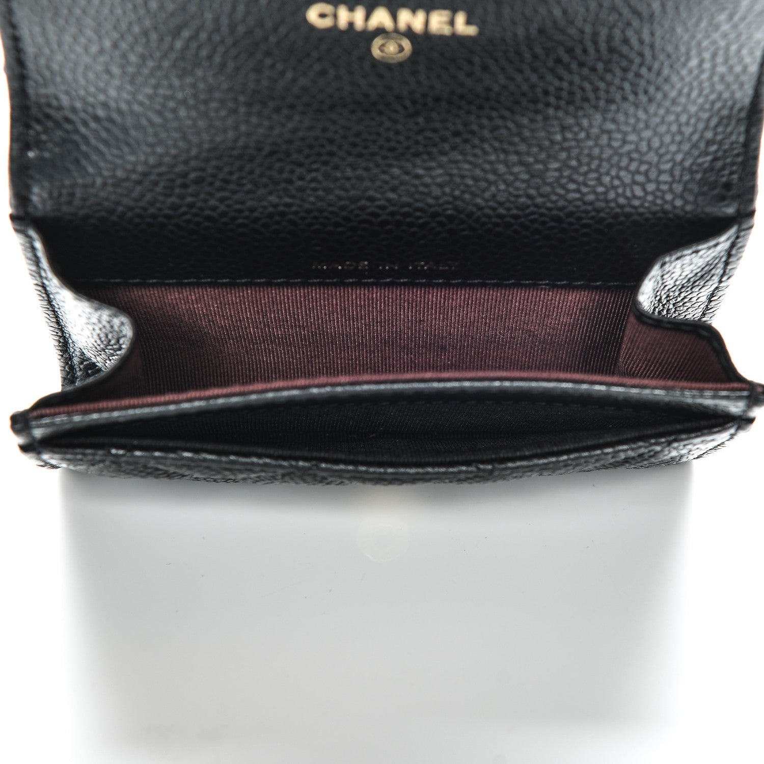 Chanel Caviar Quilted Flap Card Holder Black 13 of 16