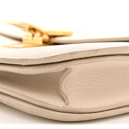 Celine Goatskin Medium Classic Box Flap Bag White 10 of 13