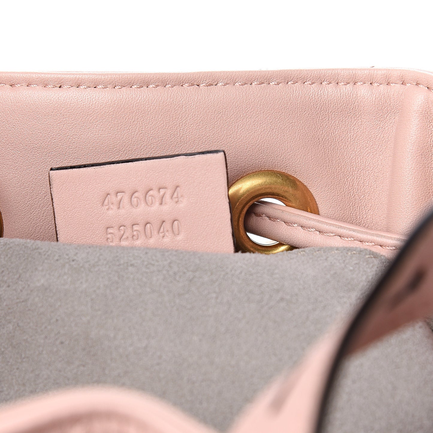 Calfskin Matelasse Sylvie Web GG Marmont Bucket Bag Perfect Pink