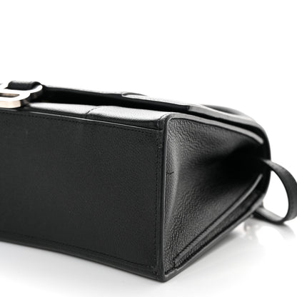 Balenciaga Grained Calfskin Medium Hourglass Top Handle Bag Black 8 of 19