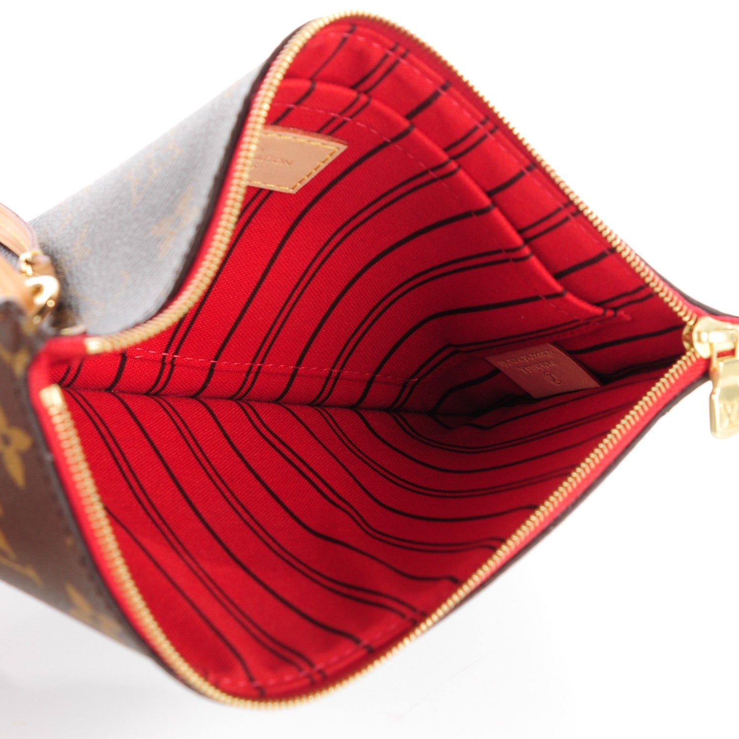 Louis Vuitton Monogram Neverfull MM GM Pochette Cherry 5 of 9