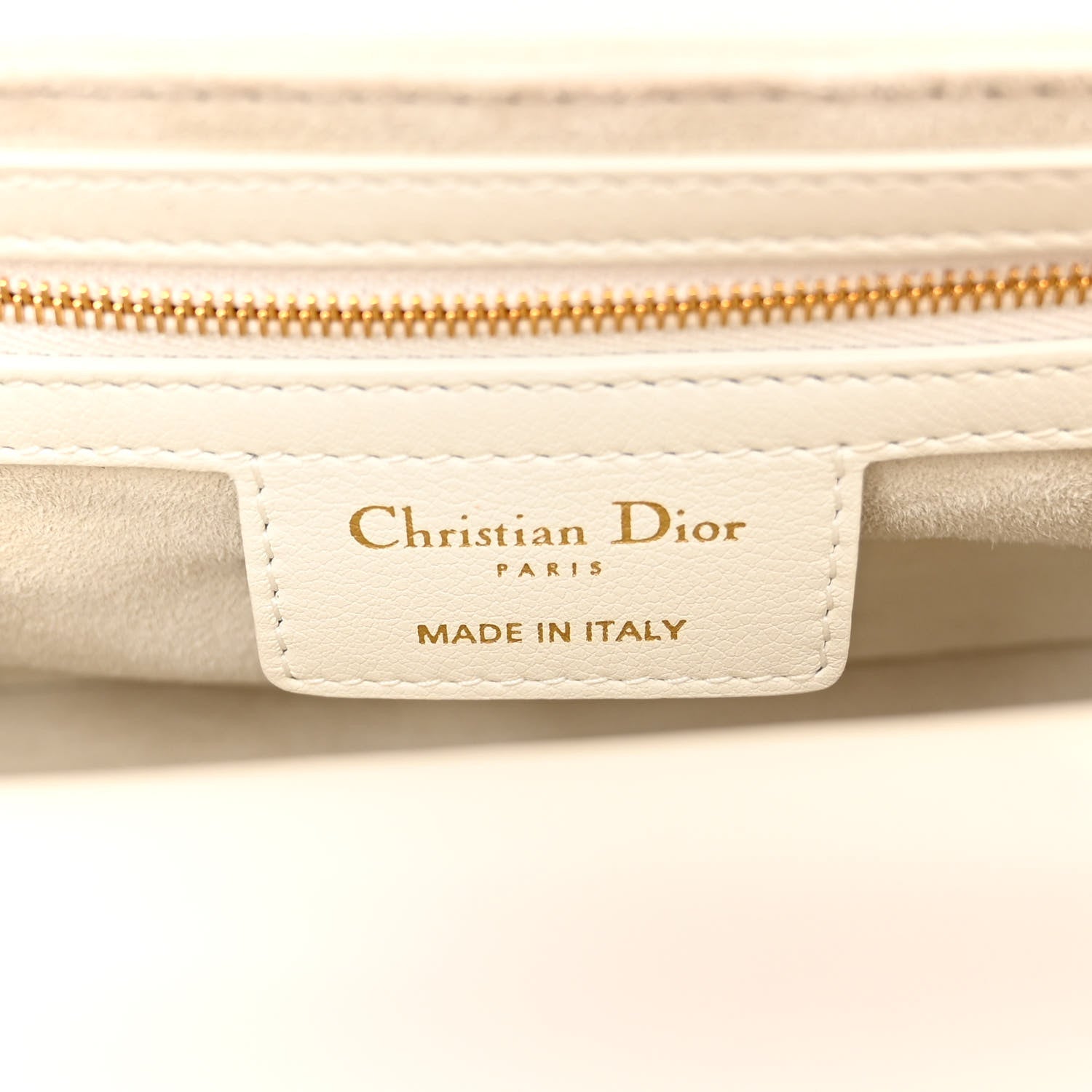 Christian Dior Lambskin Cannage Small Jolie Top Handle Bag Latte 6 of 12
