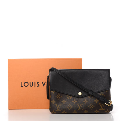 Louis Vuitton Monogram Twice Pochette Black 10 of 10