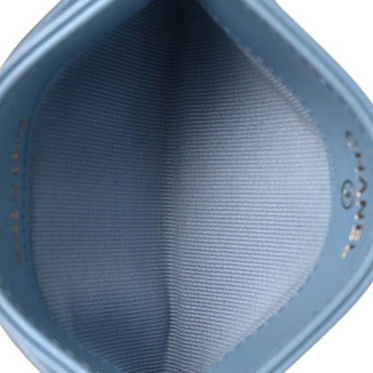 Chanel Lambskin Quilted Chanel 19 Card Holder Blue 5 of 11