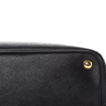 Prada Saffiano Large Galleria Double Zip Tote Black 16 of 17