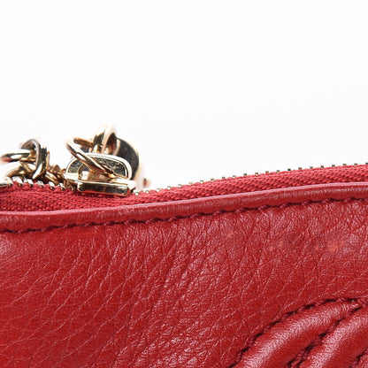 Gucci Pebbled Calfskin Soho Key Case Red Red 8 of 9