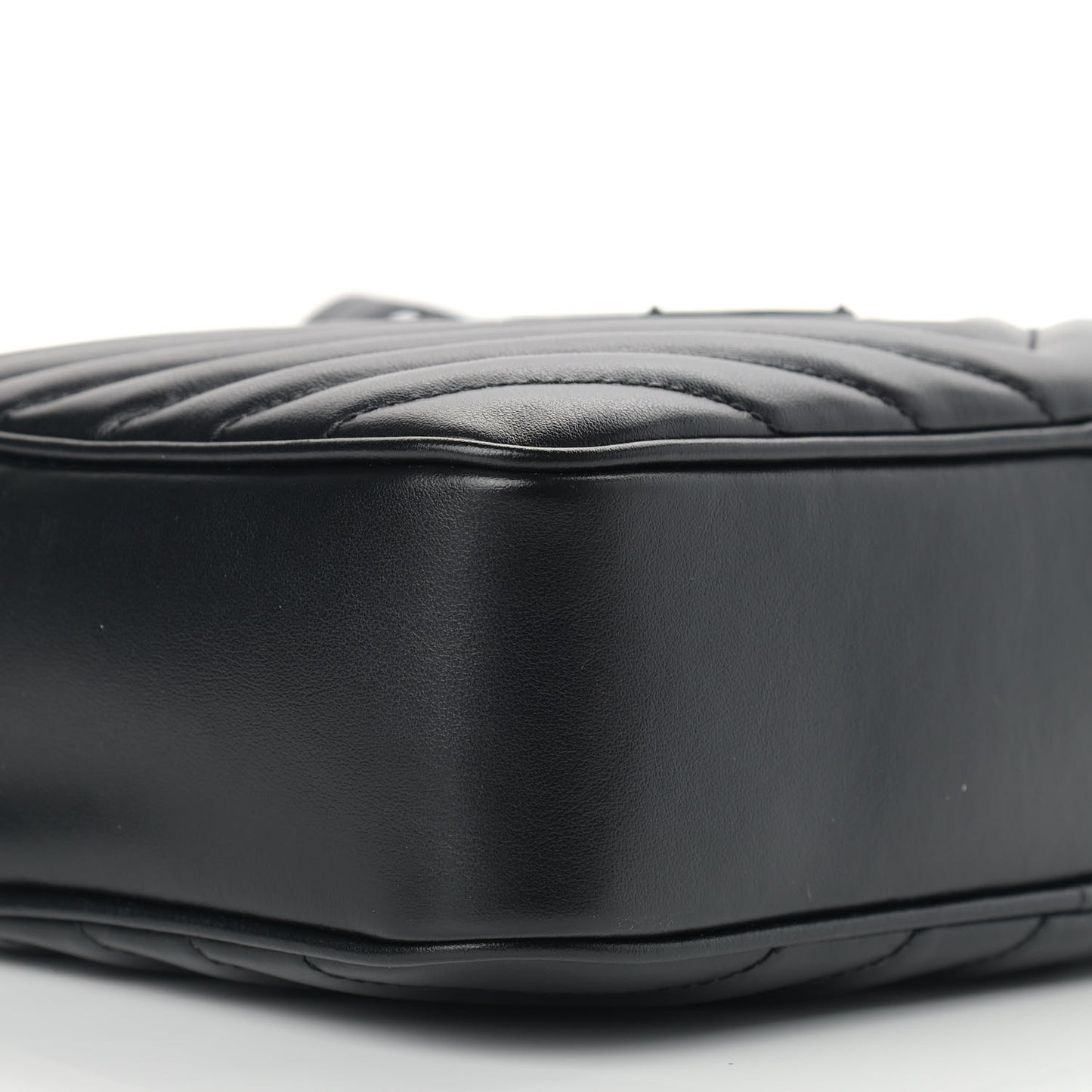 Calfskin Matelasse Monogram Lou Camera Bag Black
