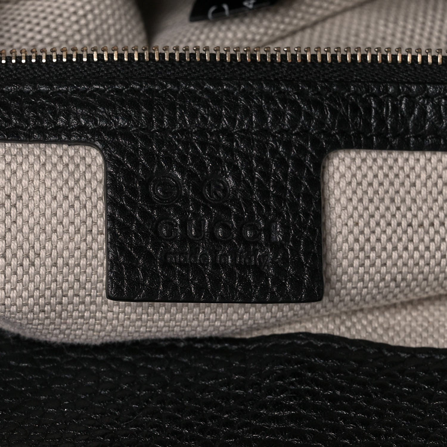 Gucci Pebbled Calfskin Large Soho Hobo Black 6 of 18