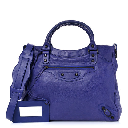 Balenciaga Agneau Classic Hardware Velo Bleu Lavande 1 of 19