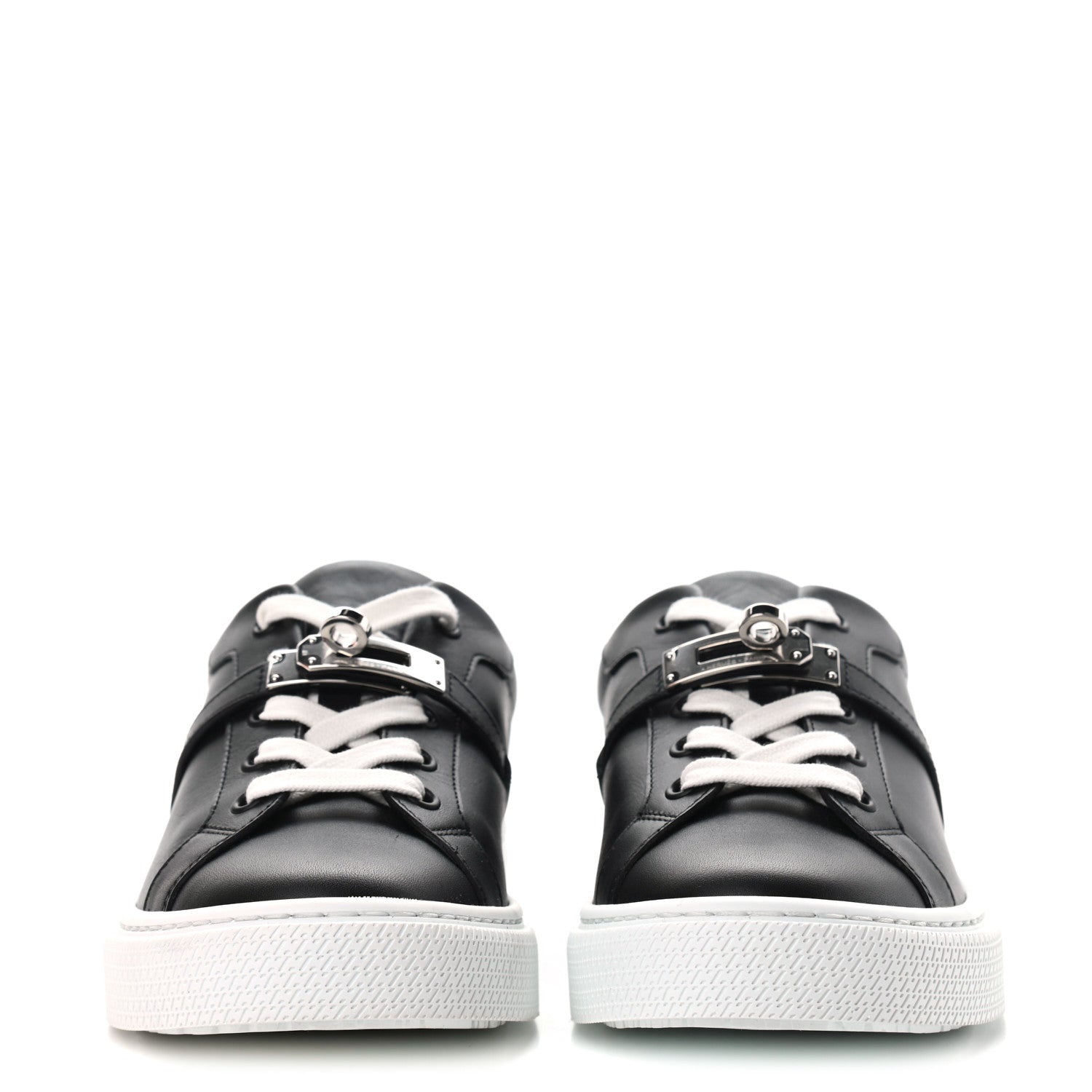 Hermes Calfskin Day Sneakers 36 Black 2 of 8