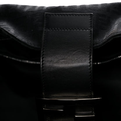 Fendi Zucchino Vitello Shoulder Bag Black 13 of 21