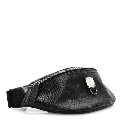 MCM Visetos Small Stark Belt Bag Black 4 of 8