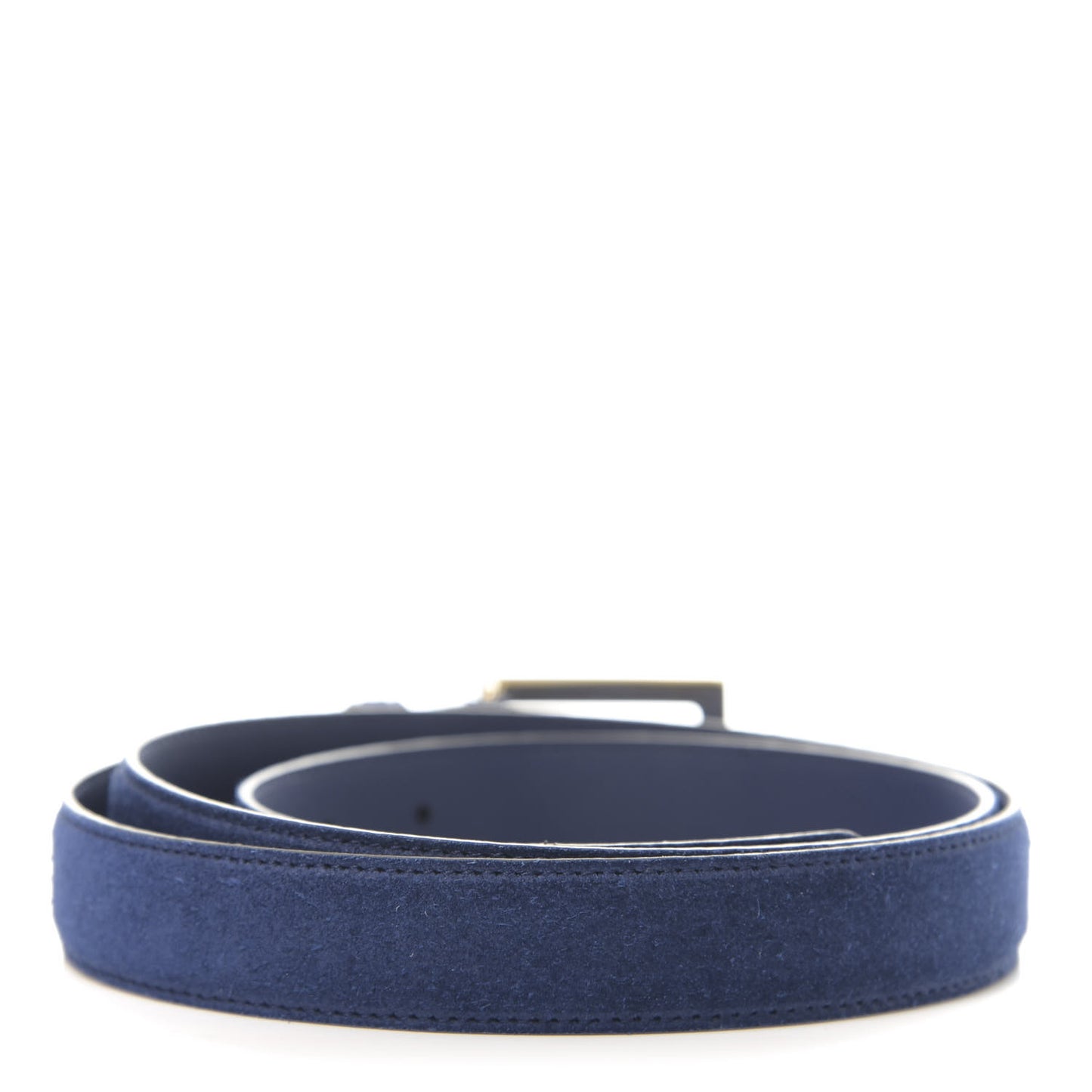 Suede Icaro G Cube 25mm Belt 100 40 Dark Navy