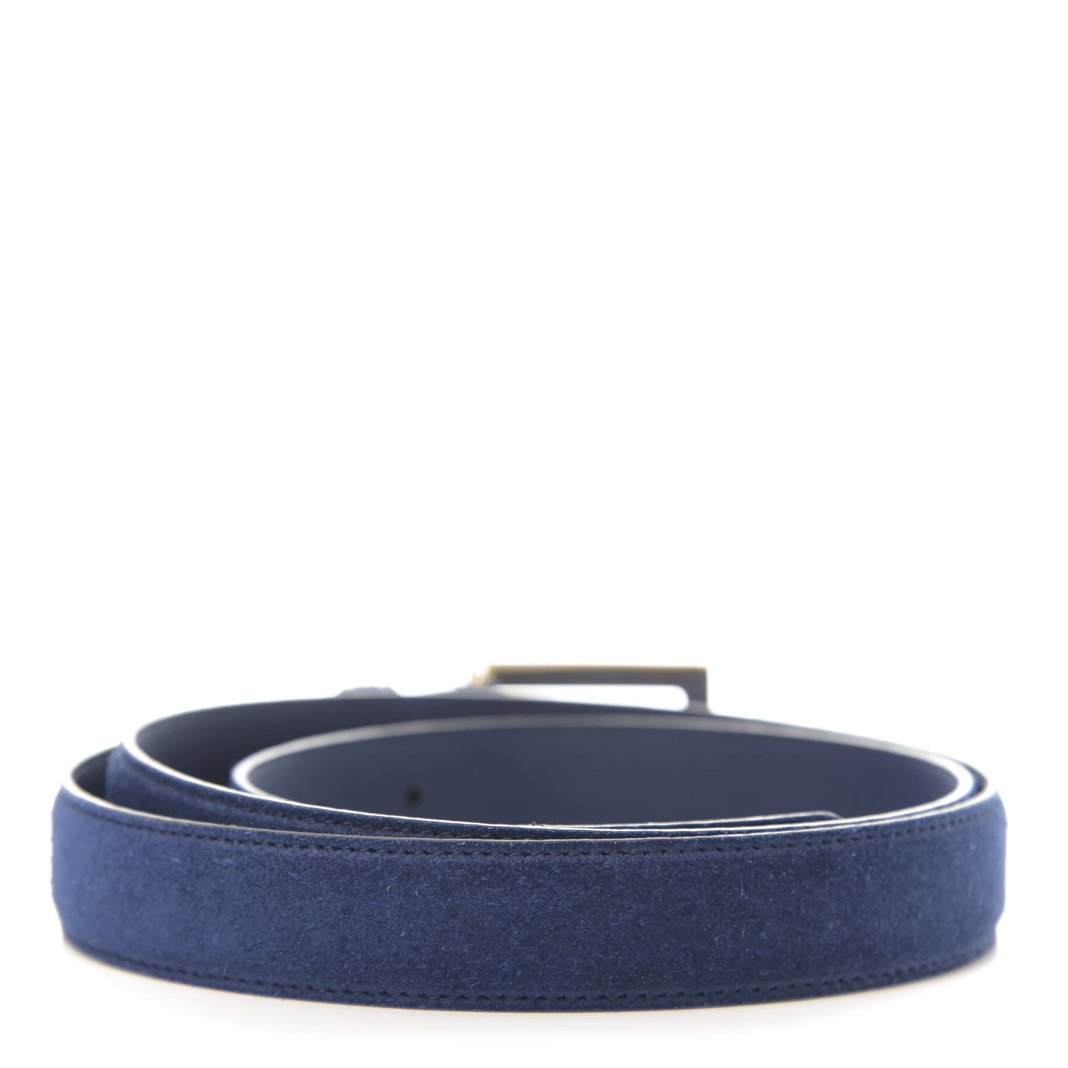 Gucci Suede Icaro G Cube 25mm Belt 100 40 Dark Navy 2 of 5