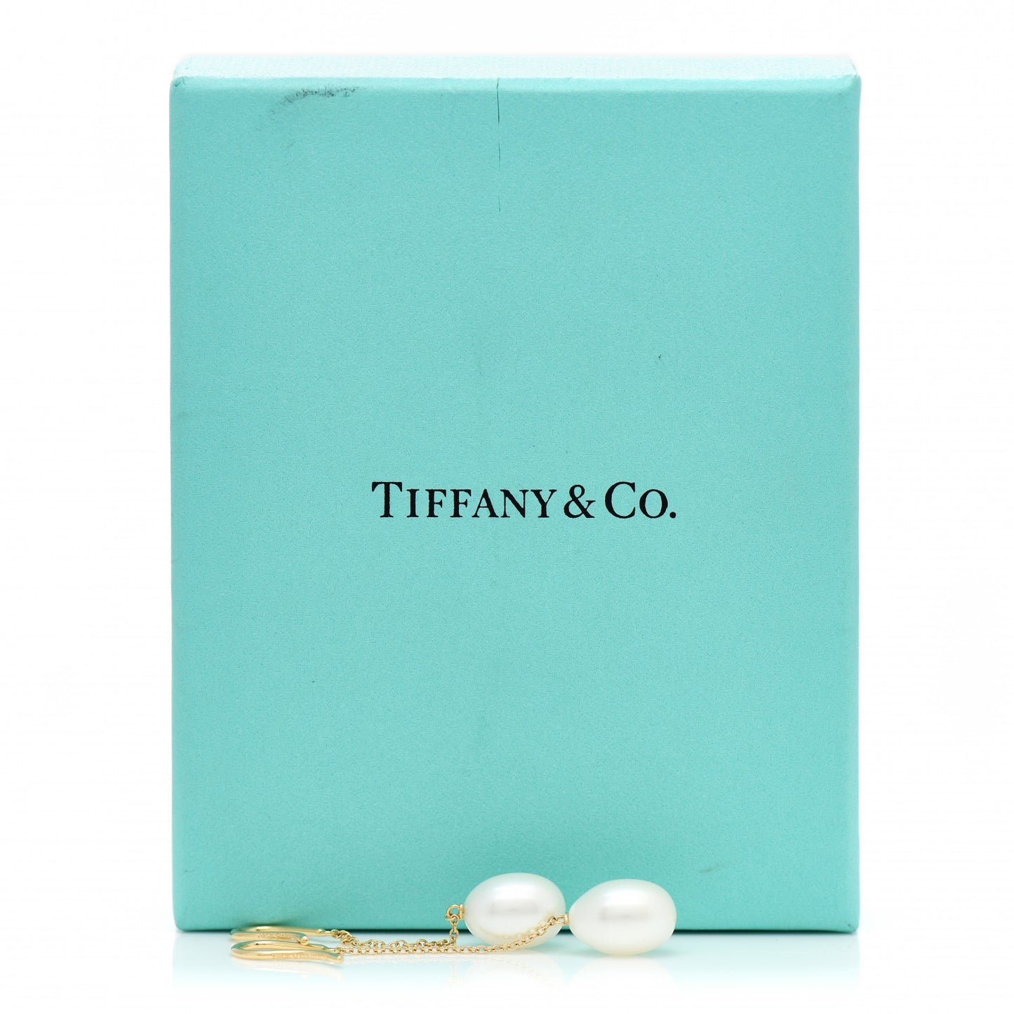 18K Yellow Gold Elsa Peretti Pearls By The Yard Drop Earrings