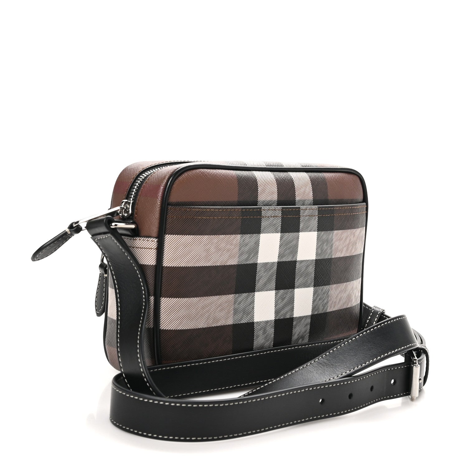 Burberry Canvas Check Paddy Messenger Birch Brown 2 of 9