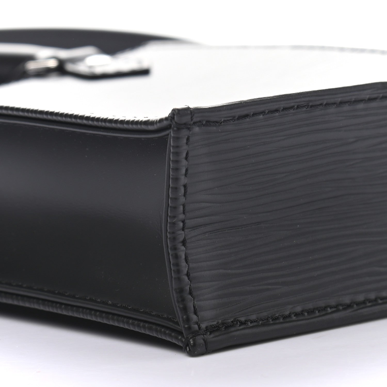 Louis Vuitton Epi Petit Sac Plat Black 7 of 8