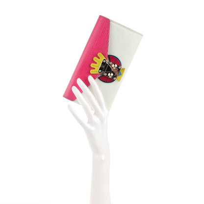 Louis Vuitton Epi Tribal Mask Sarah Wallet Pivoine 2 of 8