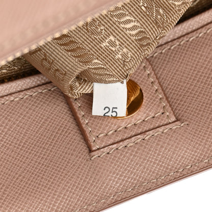 Prada Saffiano Lux Medium Tote Cammeo 7 of 10