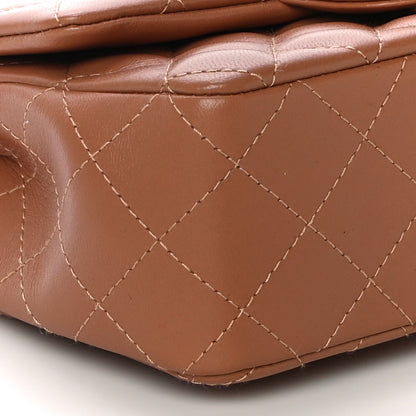 Chanel Lambskin Quilted Mini Rectangular Flap Brown 8 of 10