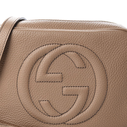 Gucci Pebbled Calfskin Small Soho Disco Bag Rose Beige 14 of 14