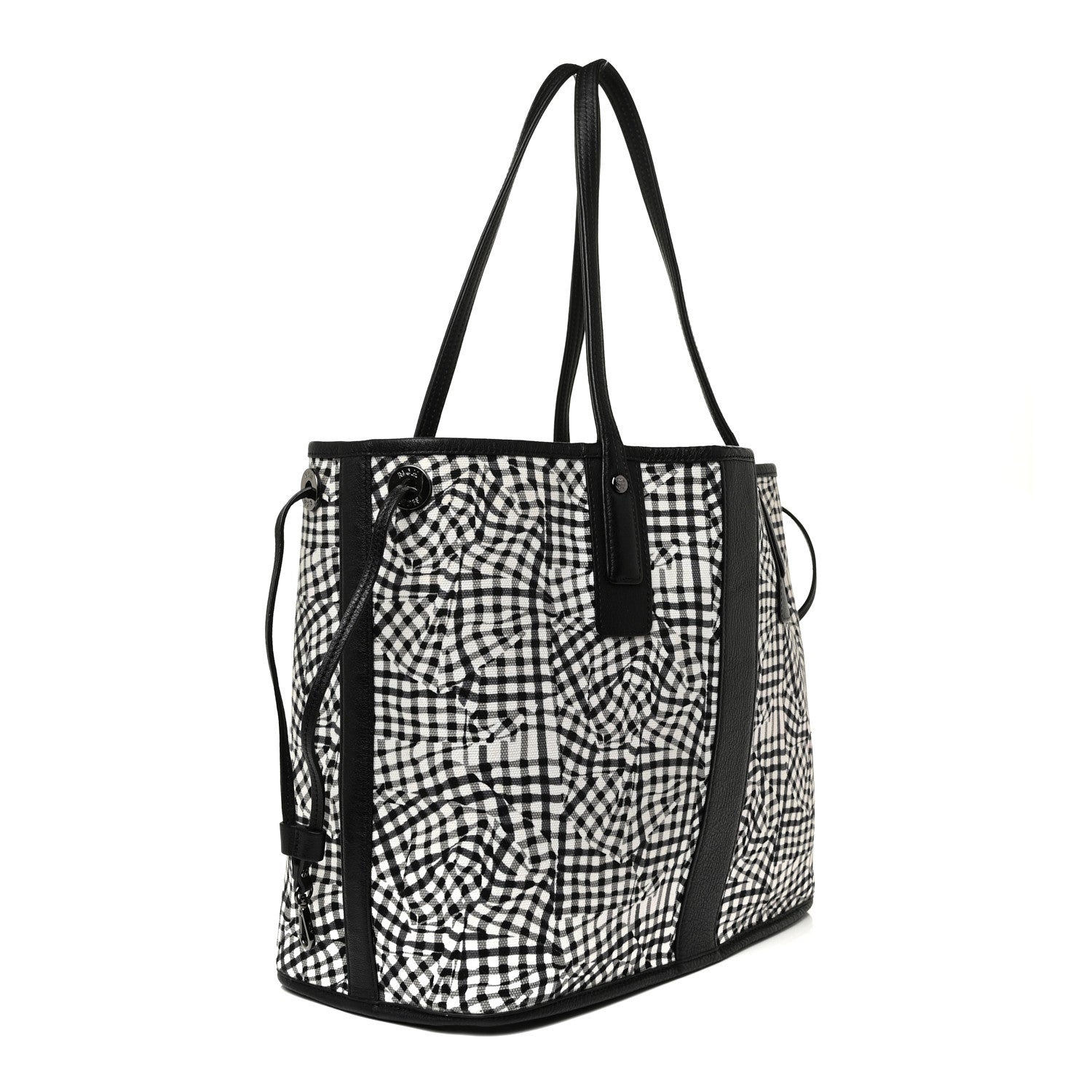MCM Visetos Medium Liz Reversible Shopper Tote Black 16 of 23