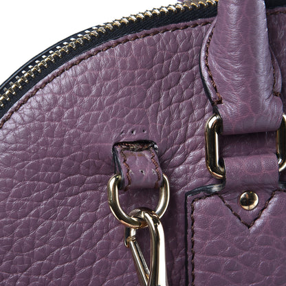 Burberry Heritage Grain Small Orchard Bowling Bag Purple 9 of 9