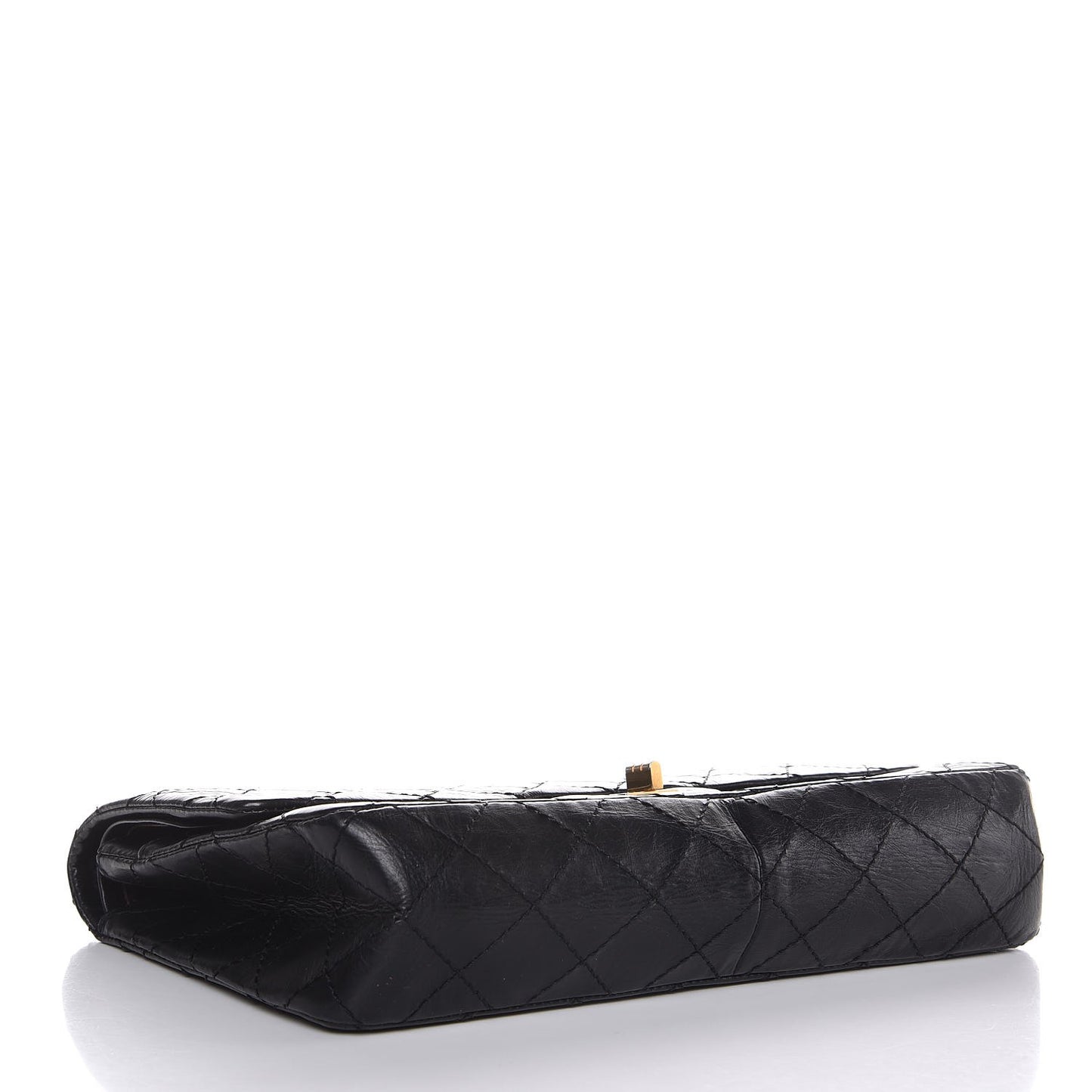 Aged Calfskin Quilted 50th Anniversary 2.55 Reissue 226 Flap Black