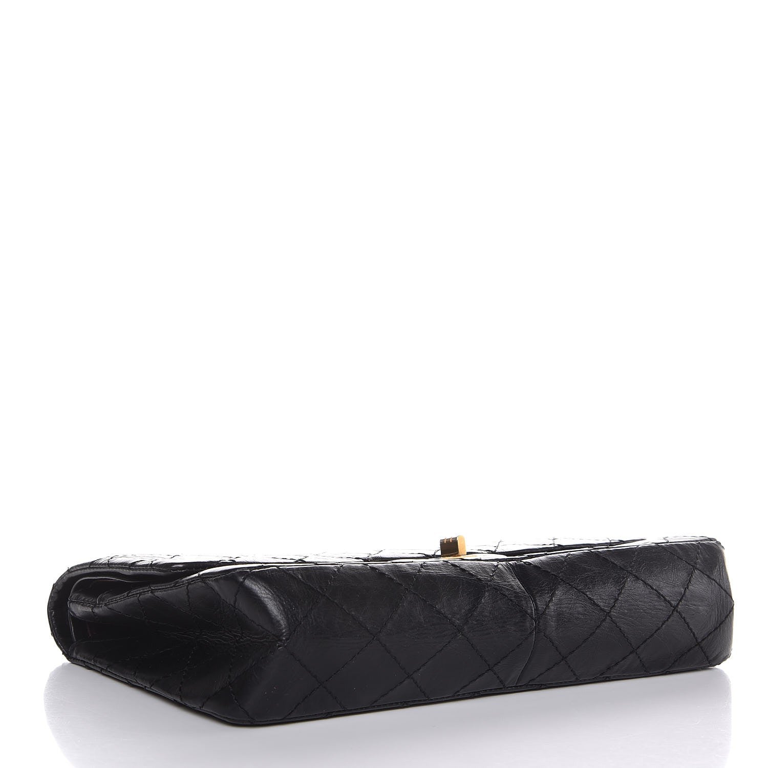 Chanel Aged Calfskin Quilted 50th Anniversary 2.55 Reissue 226 Flap Black 4 of 8
