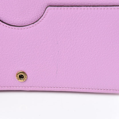 Gucci Calfskin Marquise Crystals Mini GG Chain Wallet Malva 7 of 10