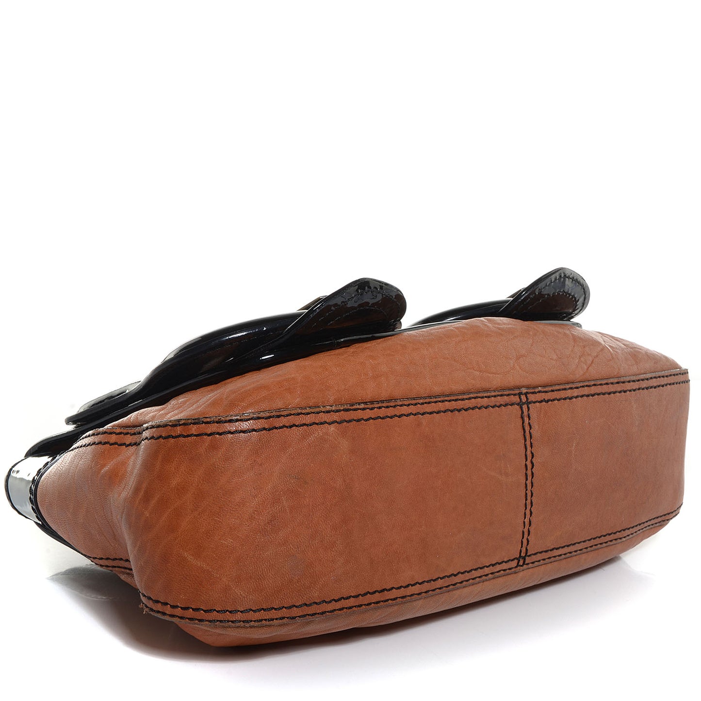 Nappa Patent B Bag Osso Black