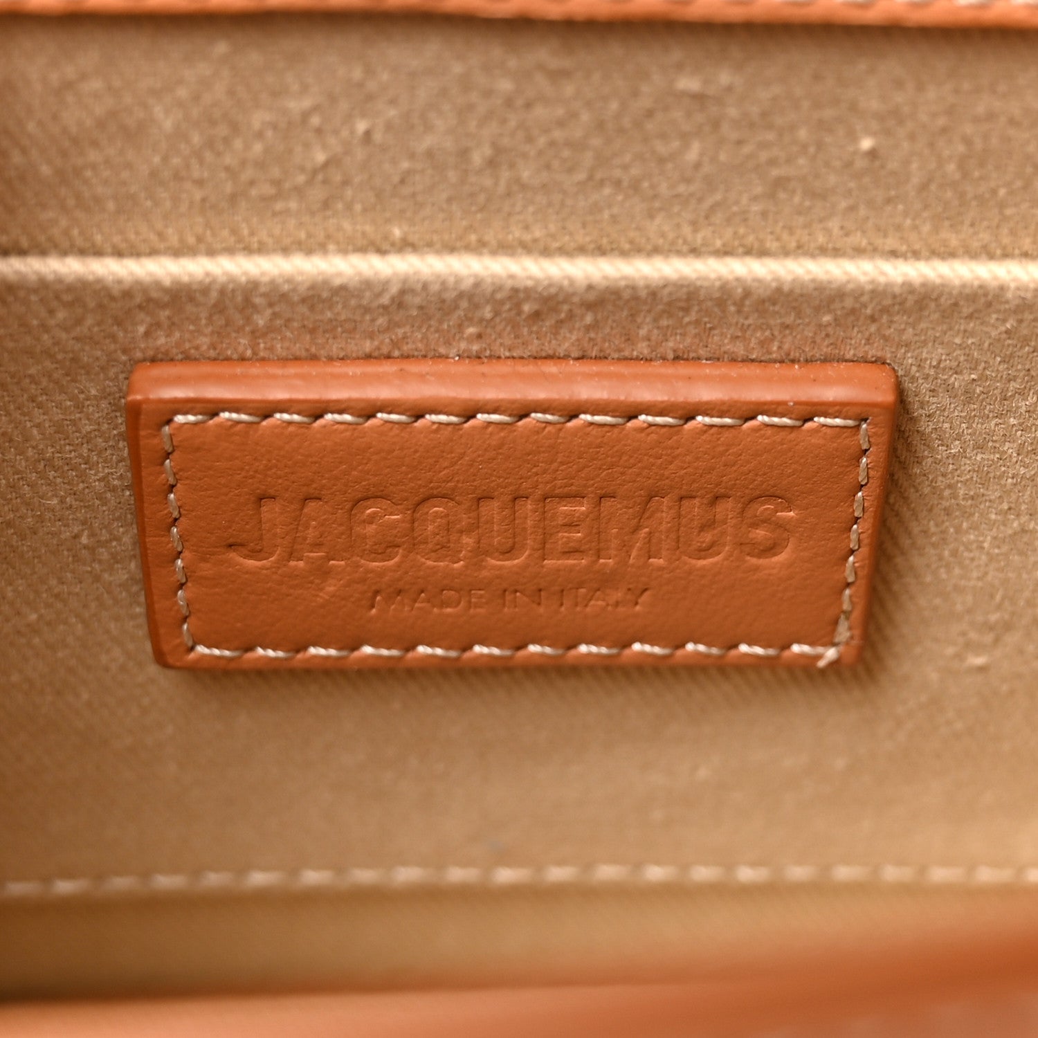 Jacquemus Smooth Calfskin Le Chiquito Moyen Terracotta 6 of 9