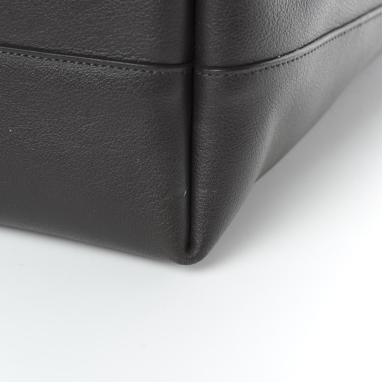 Saint Laurent Calfskin Large Shopping Tote Coal 14 of 15