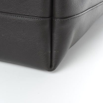 Saint Laurent Calfskin Large Shopping Tote Coal 14 of 15