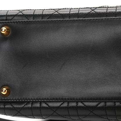 Christian Dior Lambskin Cannage Large Lady Dior Black 13 of 15