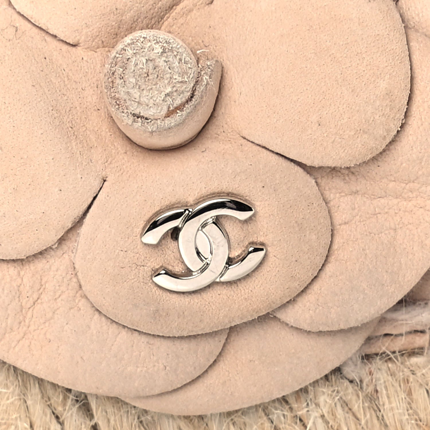 Chanel Suede Camellia CC Espadrilles 38 Pink 6 of 8