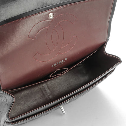Chanel Lambskin Quilted Jumbo Double Flap Black 5 of 8
