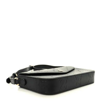 Gucci Gilbert Calfskin GG Super Mini Shoulder Bag Black 7 of 21